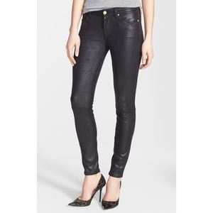 7 FOR ALL MANKIND | Vegan Leather Snakeskin Cigarette Pants